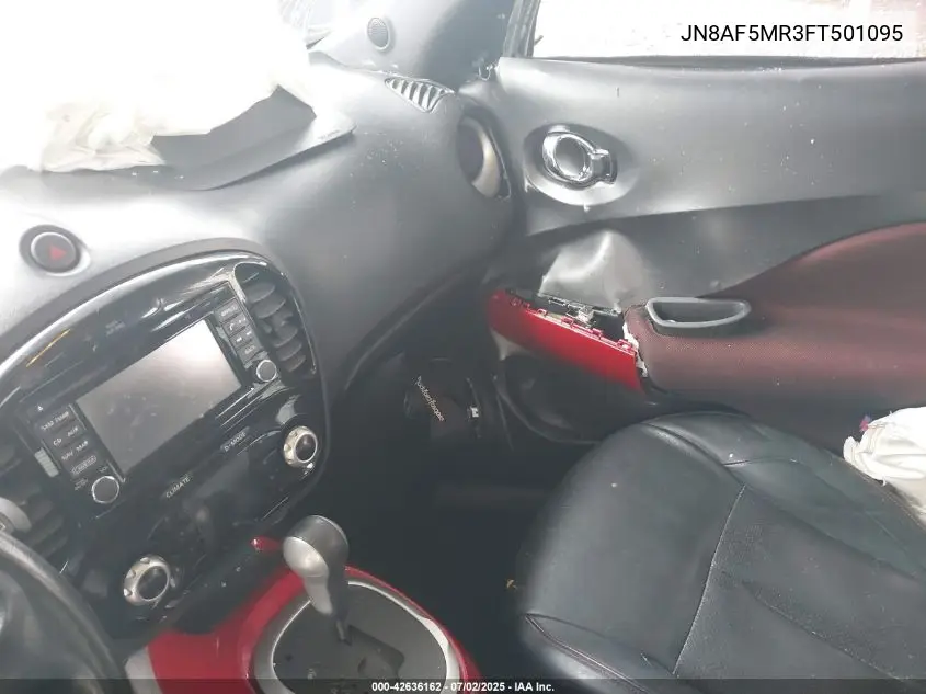 2015 Nissan Juke Sl VIN: JN8AF5MR3FT501095 Lot: 42636162