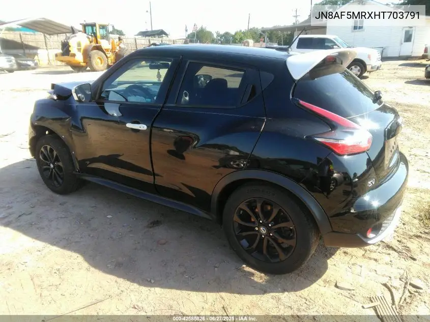 2017 Nissan Juke Sv VIN: JN8AF5MRXHT703791 Lot: 42585826