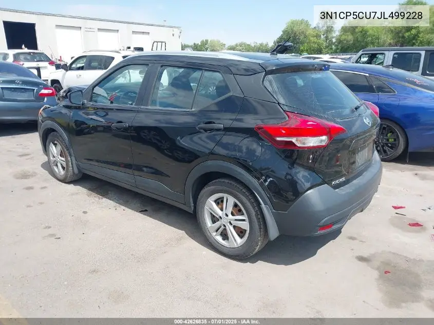 2018 Nissan Kicks S VIN: 3N1CP5CU7JL499228 Lot: 42626835