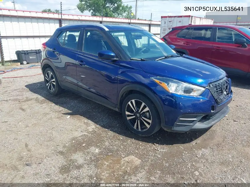 3N1CP5CUXJL535641 2018 Nissan Kicks Sv