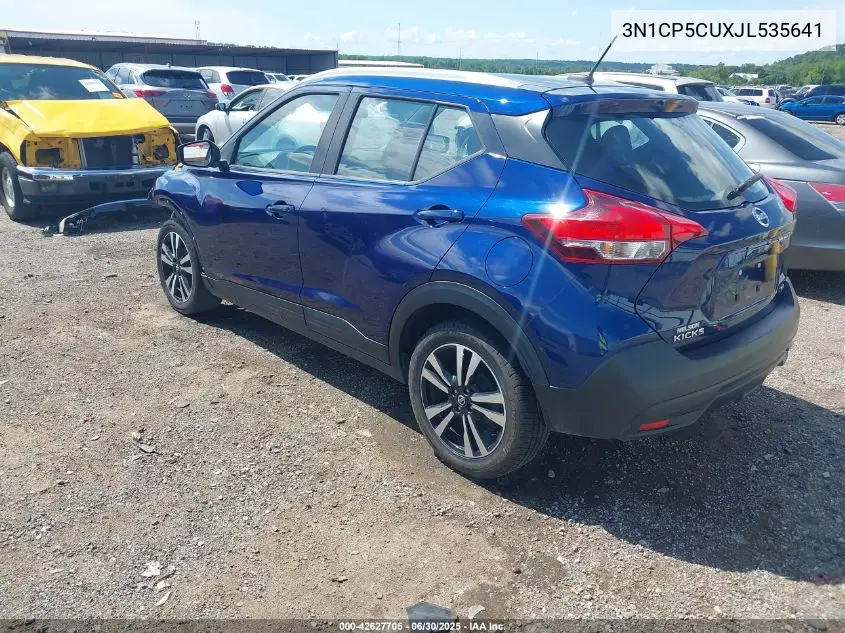 3N1CP5CUXJL535641 2018 Nissan Kicks Sv