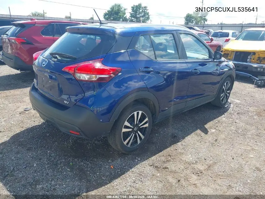3N1CP5CUXJL535641 2018 Nissan Kicks Sv