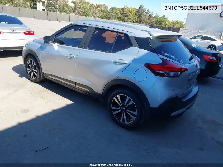 2018 Nissan Kicks Sr VIN: 3N1CP5CU2JL544673 Lot: 42629383