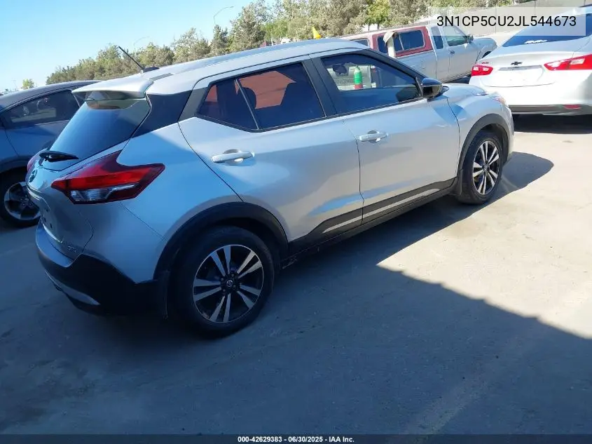 2018 Nissan Kicks Sr VIN: 3N1CP5CU2JL544673 Lot: 42629383
