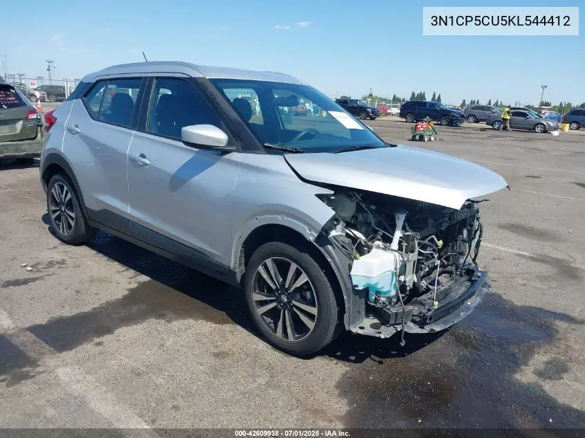 2019 Nissan Kicks Sv VIN: 3N1CP5CU5KL544412 Lot: 42609938