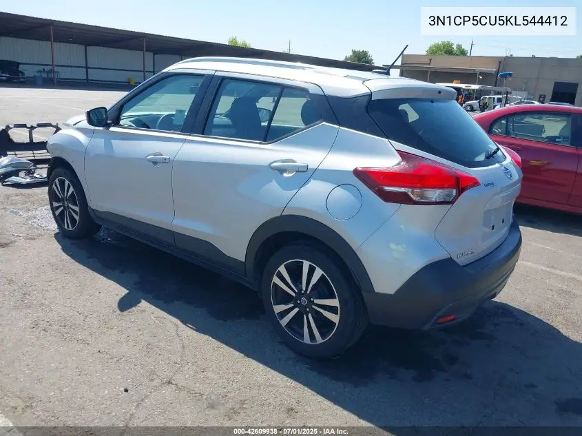 2019 Nissan Kicks Sv VIN: 3N1CP5CU5KL544412 Lot: 42609938