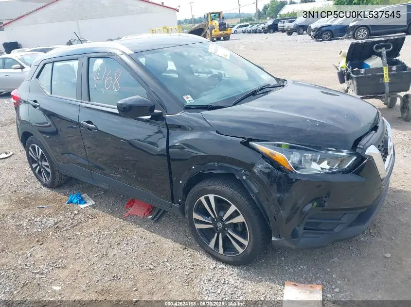 2019 Nissan Kicks Sv VIN: 3N1CP5CU0KL537545 Lot: 42624168