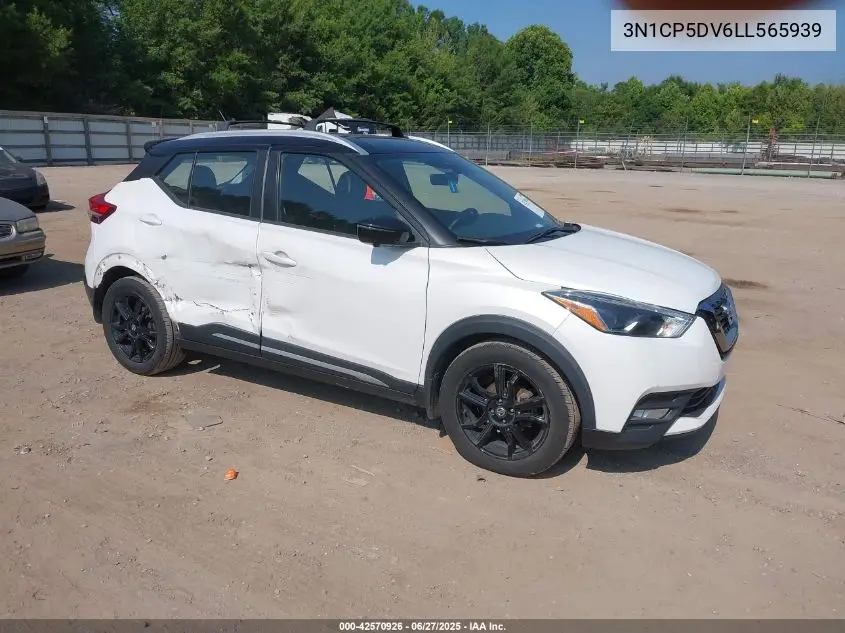 2020 Nissan Kicks Sr Xtronic Cvt VIN: 3N1CP5DV6LL565939 Lot: 42570926
