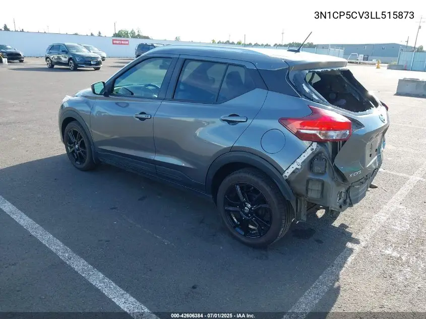 2020 Nissan Kicks Sv Xtronic Cvt VIN: 3N1CP5CV3LL515873 Lot: 42606384