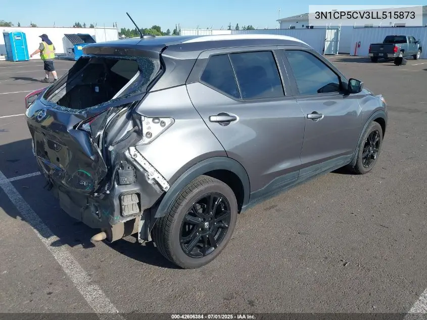 2020 Nissan Kicks Sv Xtronic Cvt VIN: 3N1CP5CV3LL515873 Lot: 42606384