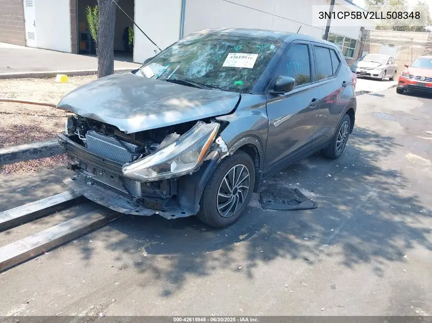 2020 Nissan Kicks S Xtronic Cvt VIN: 3N1CP5BV2LL508348 Lot: 42615946