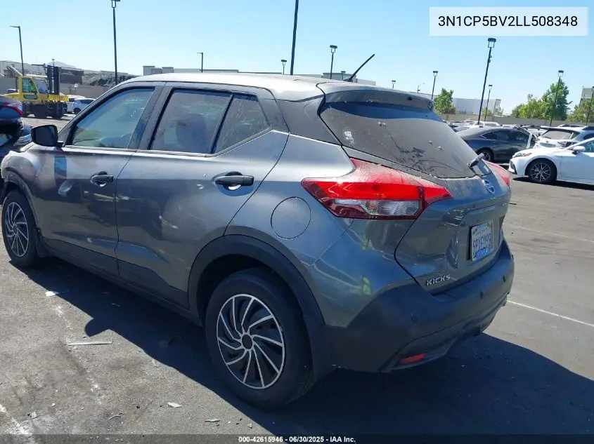 2020 Nissan Kicks S Xtronic Cvt VIN: 3N1CP5BV2LL508348 Lot: 42615946