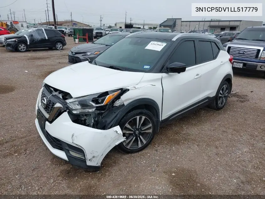 2020 Nissan Kicks Sr Xtronic Cvt VIN: 3N1CP5DV1LL517779 Lot: 42619669