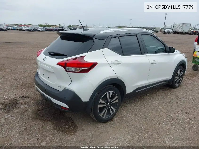 2020 Nissan Kicks Sr Xtronic Cvt VIN: 3N1CP5DV1LL517779 Lot: 42619669