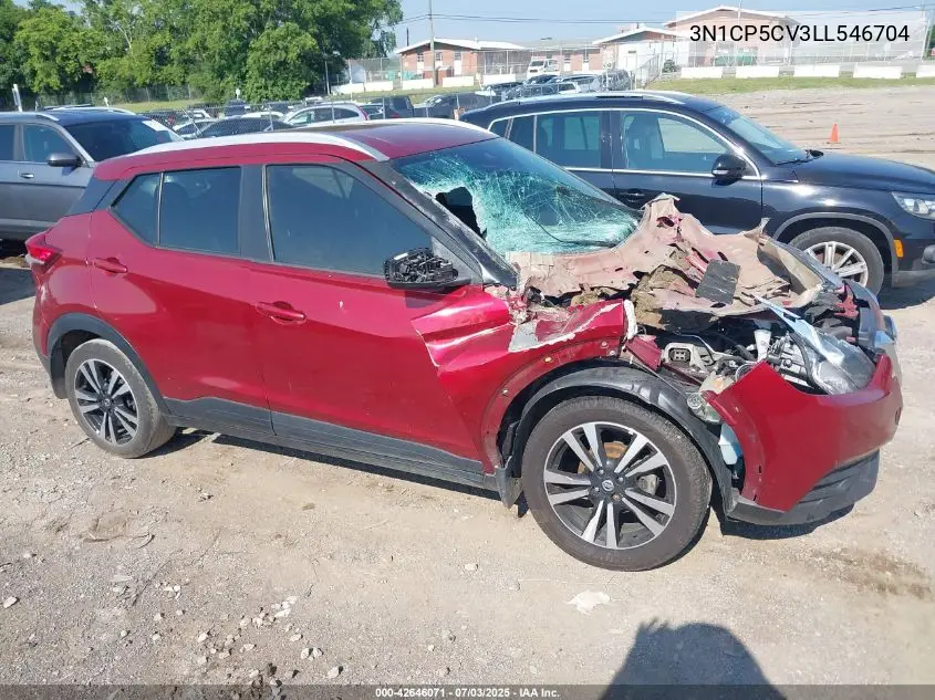 2020 Nissan Kicks Sv Xtronic Cvt VIN: 3N1CP5CV3LL546704 Lot: 42646071