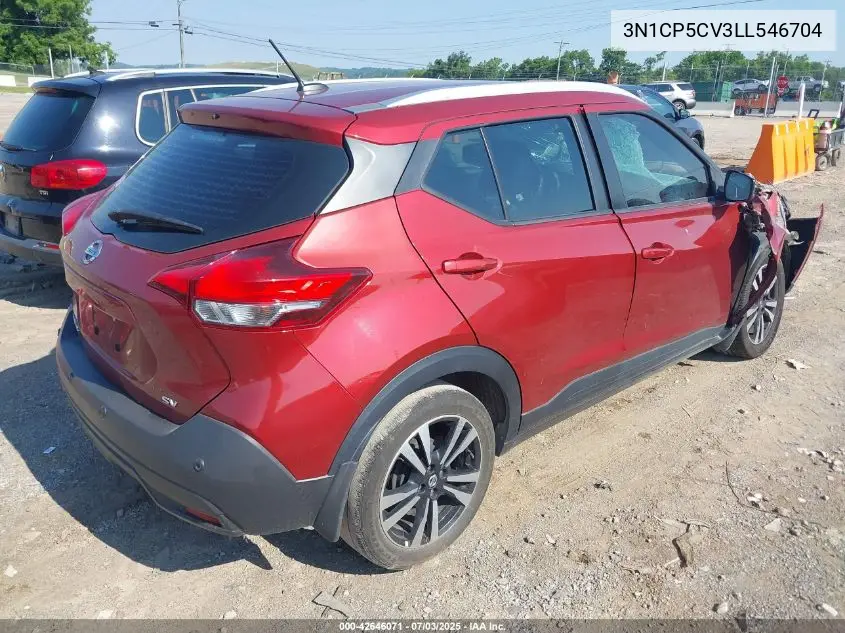 2020 Nissan Kicks Sv Xtronic Cvt VIN: 3N1CP5CV3LL546704 Lot: 42646071