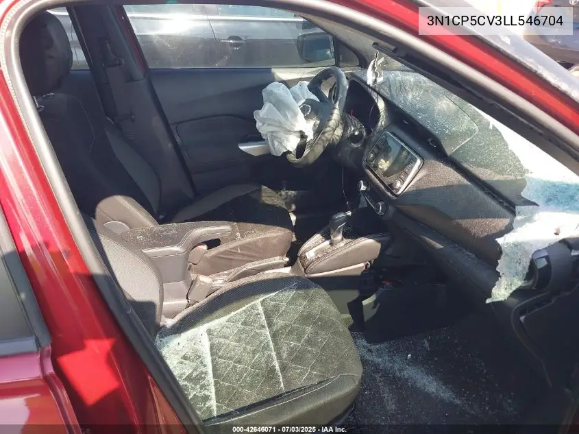 2020 Nissan Kicks Sv Xtronic Cvt VIN: 3N1CP5CV3LL546704 Lot: 42646071
