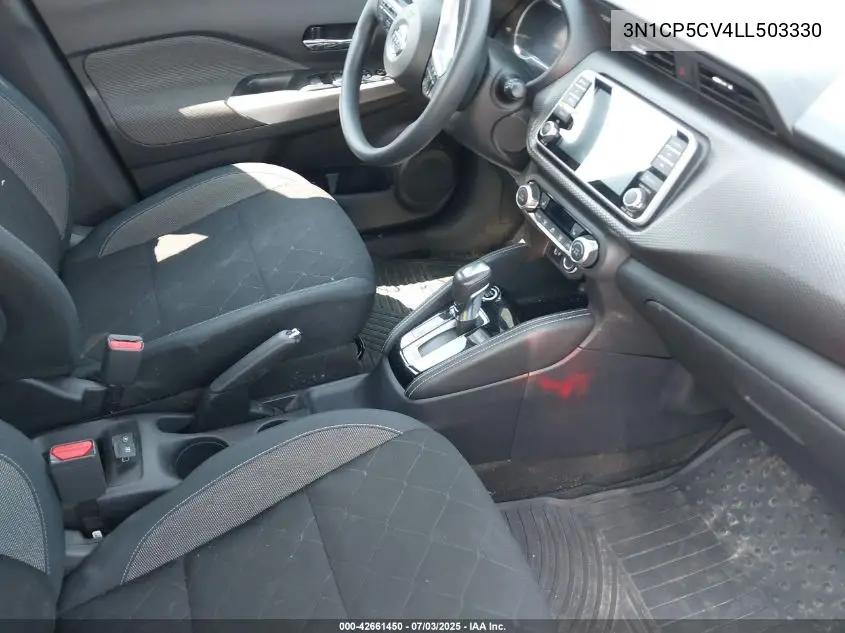 2020 Nissan Kicks Sv Xtronic Cvt VIN: 3N1CP5CV4LL503330 Lot: 42661450