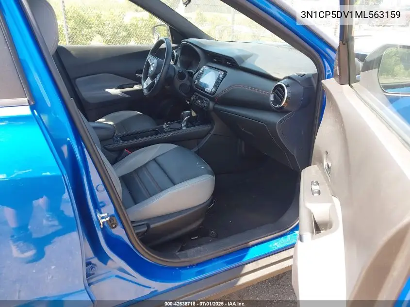2021 Nissan Kicks Sr Xtronic Cvt VIN: 3N1CP5DV1ML563159 Lot: 42638718