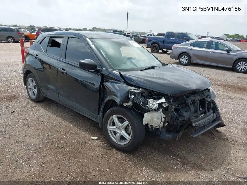 2022 Nissan Kicks S Xtronic Cvt VIN: 3N1CP5BV1NL476186 Lot: 42615474