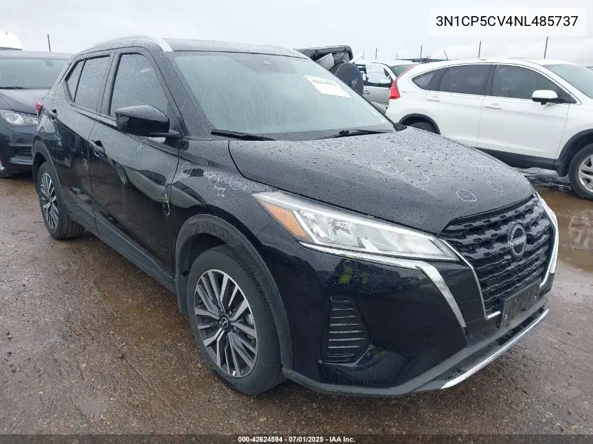 2022 Nissan Kicks Sv Xtronic Cvt VIN: 3N1CP5CV4NL485737 Lot: 42624594