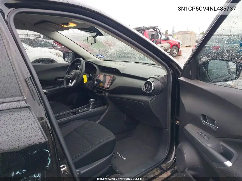 2022 Nissan Kicks Sv Xtronic Cvt VIN: 3N1CP5CV4NL485737 Lot: 42624594