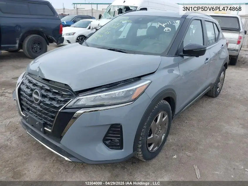 2023 Nissan Kicks Sr VIN: 3N1CP5DV6PL474868 Lot: 12304000