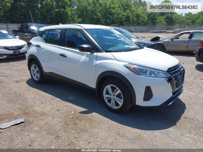 2024 Nissan Kicks S Xtronic Cvt VIN: 3N1CP5BV7RL584382 Lot: 42577285