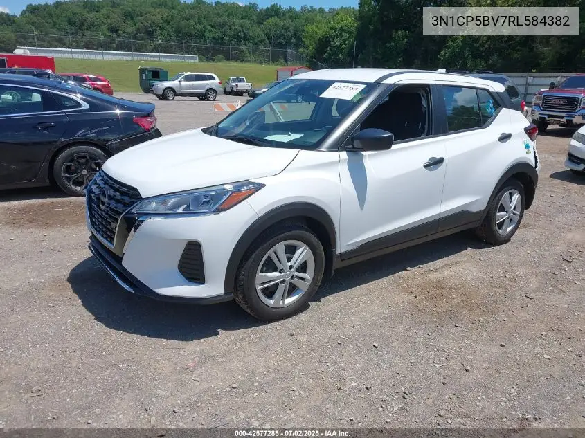 2024 Nissan Kicks S Xtronic Cvt VIN: 3N1CP5BV7RL584382 Lot: 42577285