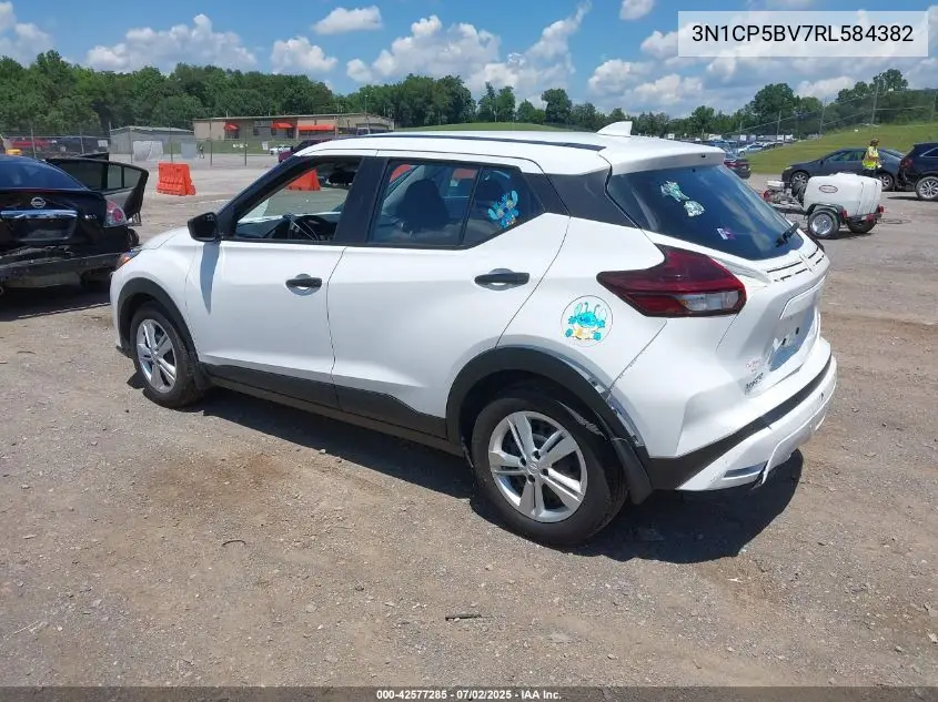 2024 Nissan Kicks S Xtronic Cvt VIN: 3N1CP5BV7RL584382 Lot: 42577285