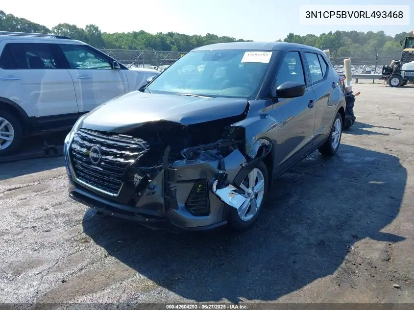 2024 Nissan Kicks S Xtronic Cvt VIN: 3N1CP5BV0RL493468 Lot: 42604293