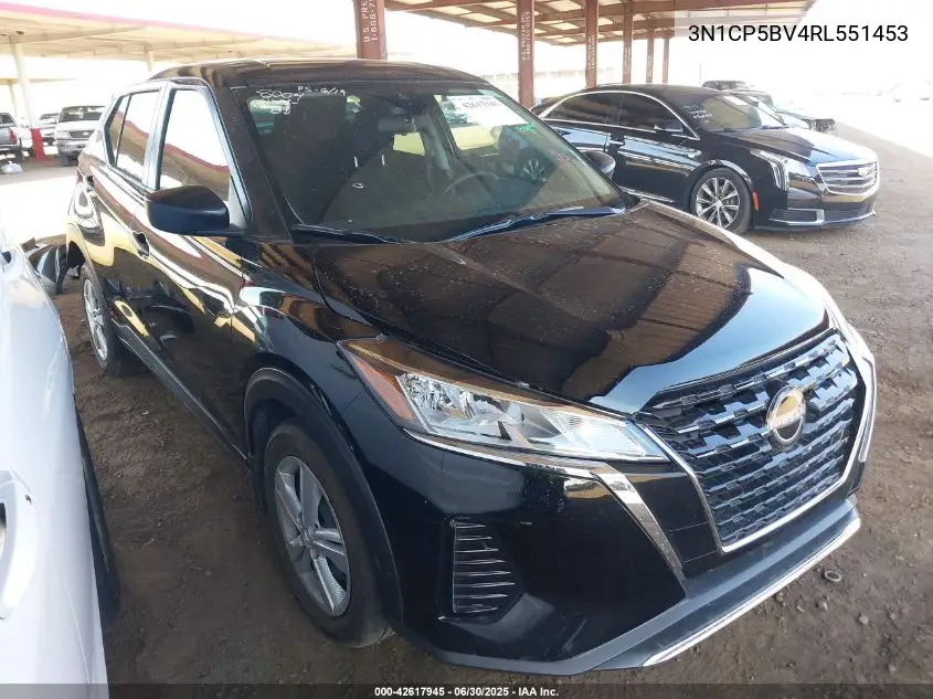 2024 Nissan Kicks S Xtronic Cvt VIN: 3N1CP5BV4RL551453 Lot: 42617945