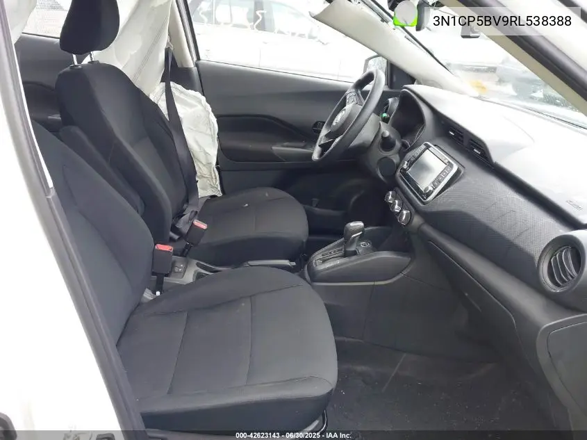 2024 Nissan Kicks S Xtronic Cvt VIN: 3N1CP5BV9RL538388 Lot: 42623143