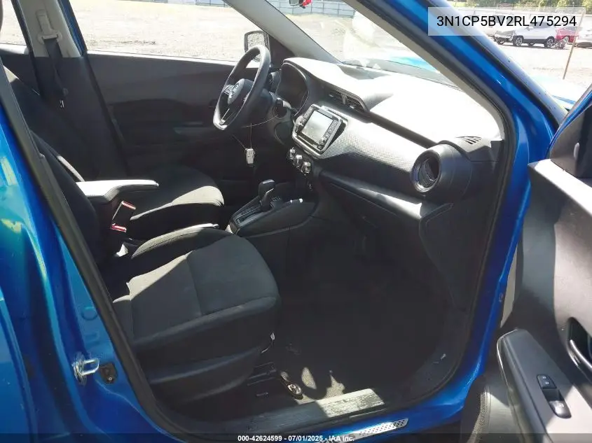 2024 Nissan Kicks S Xtronic Cvt VIN: 3N1CP5BV2RL475294 Lot: 42624599