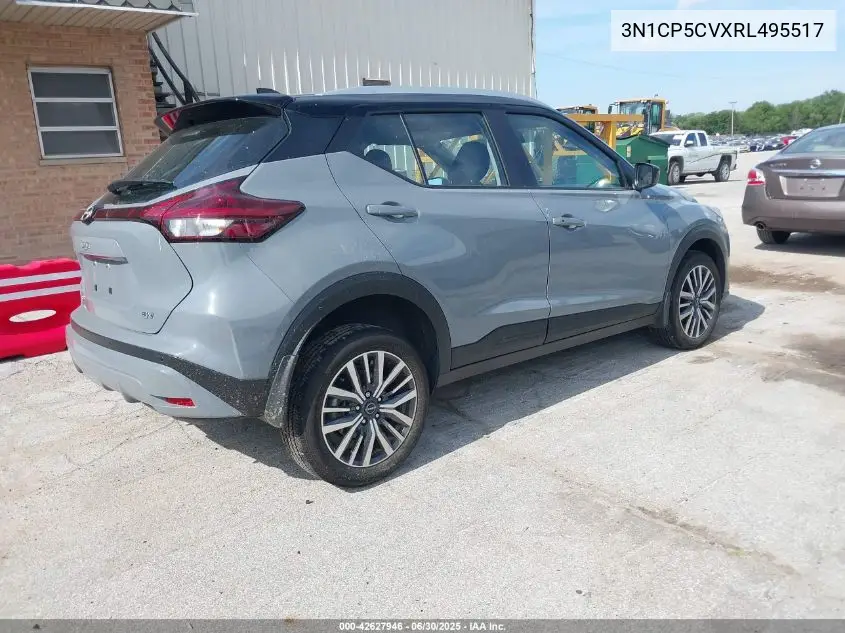 2024 Nissan Kicks Sv Xtronic Cvt VIN: 3N1CP5CVXRL495517 Lot: 42627946