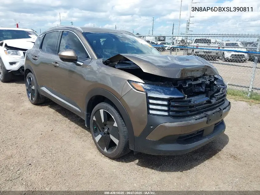 2025 Nissan Kicks Sr Intelligent Awd VIN: 3N8AP6DBXSL390811 Lot: 42618325