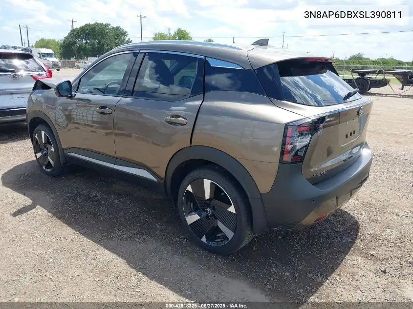 2025 Nissan Kicks Sr Intelligent Awd VIN: 3N8AP6DBXSL390811 Lot: 42618325