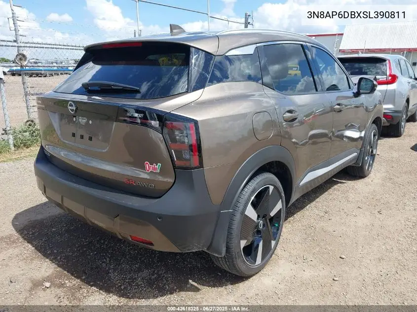 2025 Nissan Kicks Sr Intelligent Awd VIN: 3N8AP6DBXSL390811 Lot: 42618325