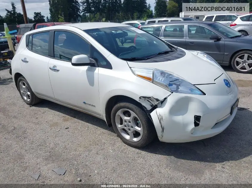 2013 Nissan Leaf Sv VIN: 1N4AZ0CP8DC401681 Lot: 42594863