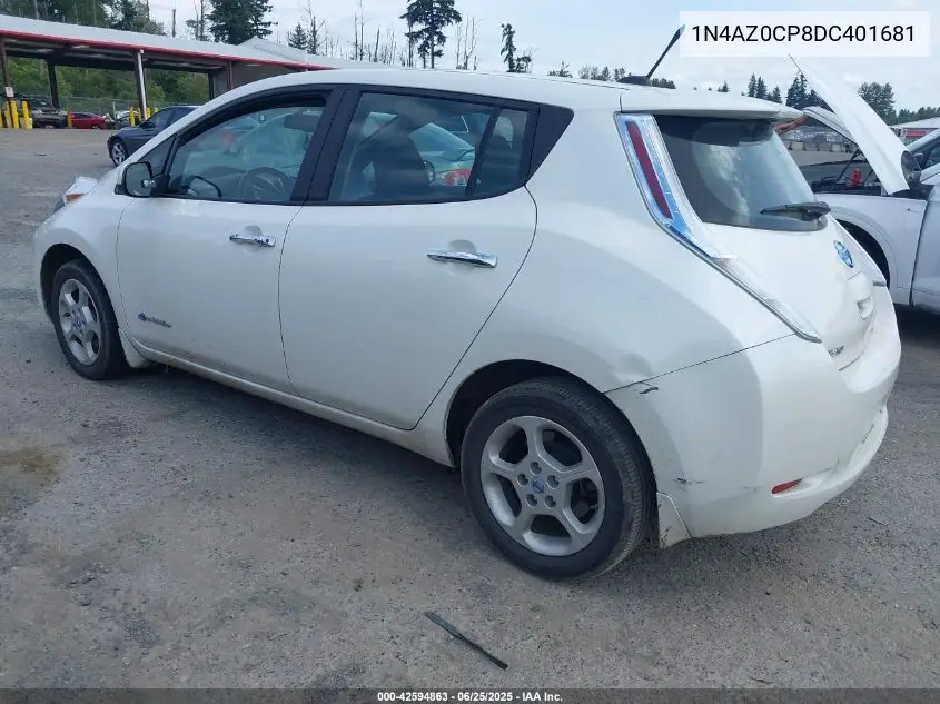 2013 Nissan Leaf Sv VIN: 1N4AZ0CP8DC401681 Lot: 42594863