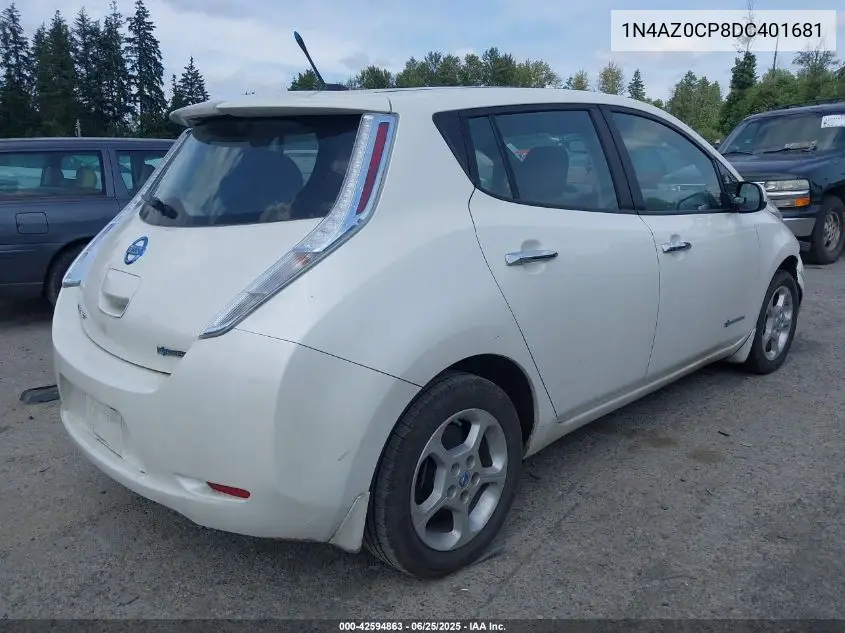 2013 Nissan Leaf Sv VIN: 1N4AZ0CP8DC401681 Lot: 42594863