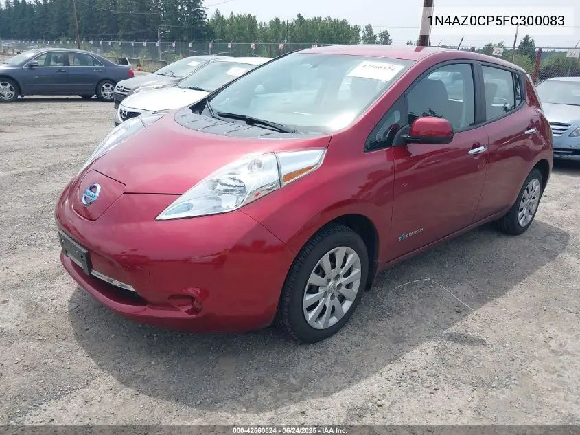 2015 Nissan Leaf S VIN: 1N4AZ0CP5FC300083 Lot: 42560524