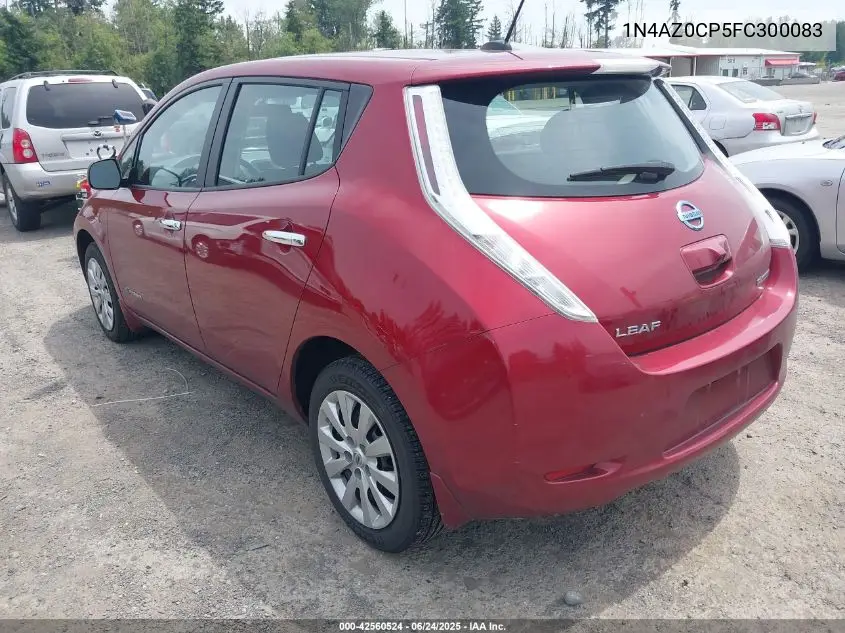 2015 Nissan Leaf S VIN: 1N4AZ0CP5FC300083 Lot: 42560524