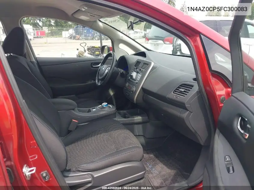 2015 Nissan Leaf S VIN: 1N4AZ0CP5FC300083 Lot: 42560524
