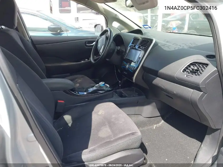 2015 Nissan Leaf Sv VIN: 1N4AZ0CP5FC302416 Lot: 42570975