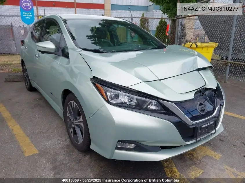 2018 Nissan Leaf VIN: 1N4AZ1CP4JC310277 Lot: 40013859