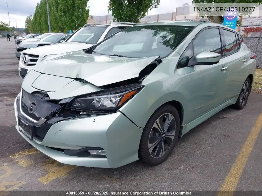 2018 Nissan Leaf VIN: 1N4AZ1CP4JC310277 Lot: 40013859