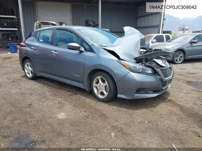 2018 Nissan Leaf S VIN: 1N4AZ1CP0JC308042 Lot: 42585241