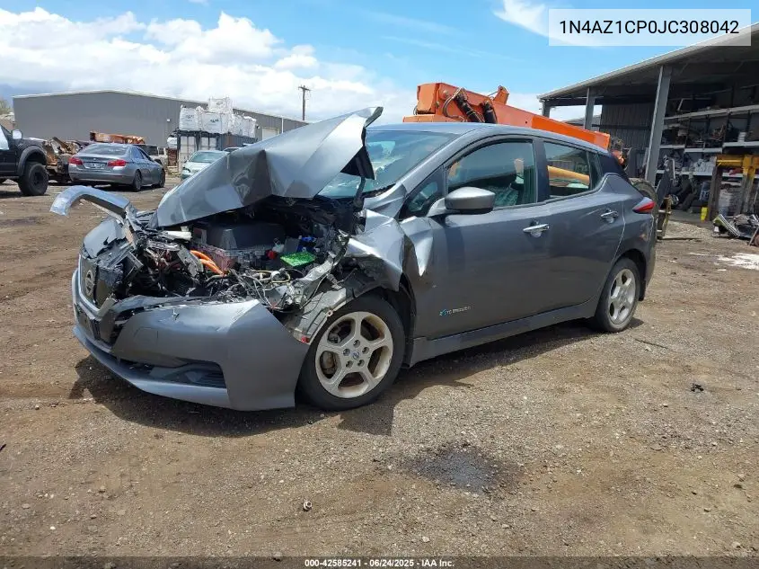 2018 Nissan Leaf S VIN: 1N4AZ1CP0JC308042 Lot: 42585241