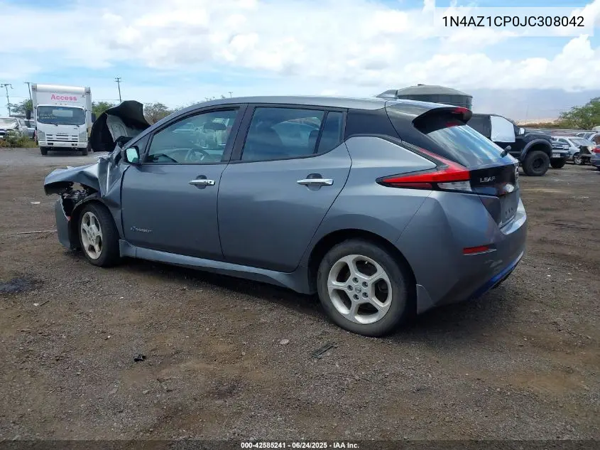 2018 Nissan Leaf S VIN: 1N4AZ1CP0JC308042 Lot: 42585241